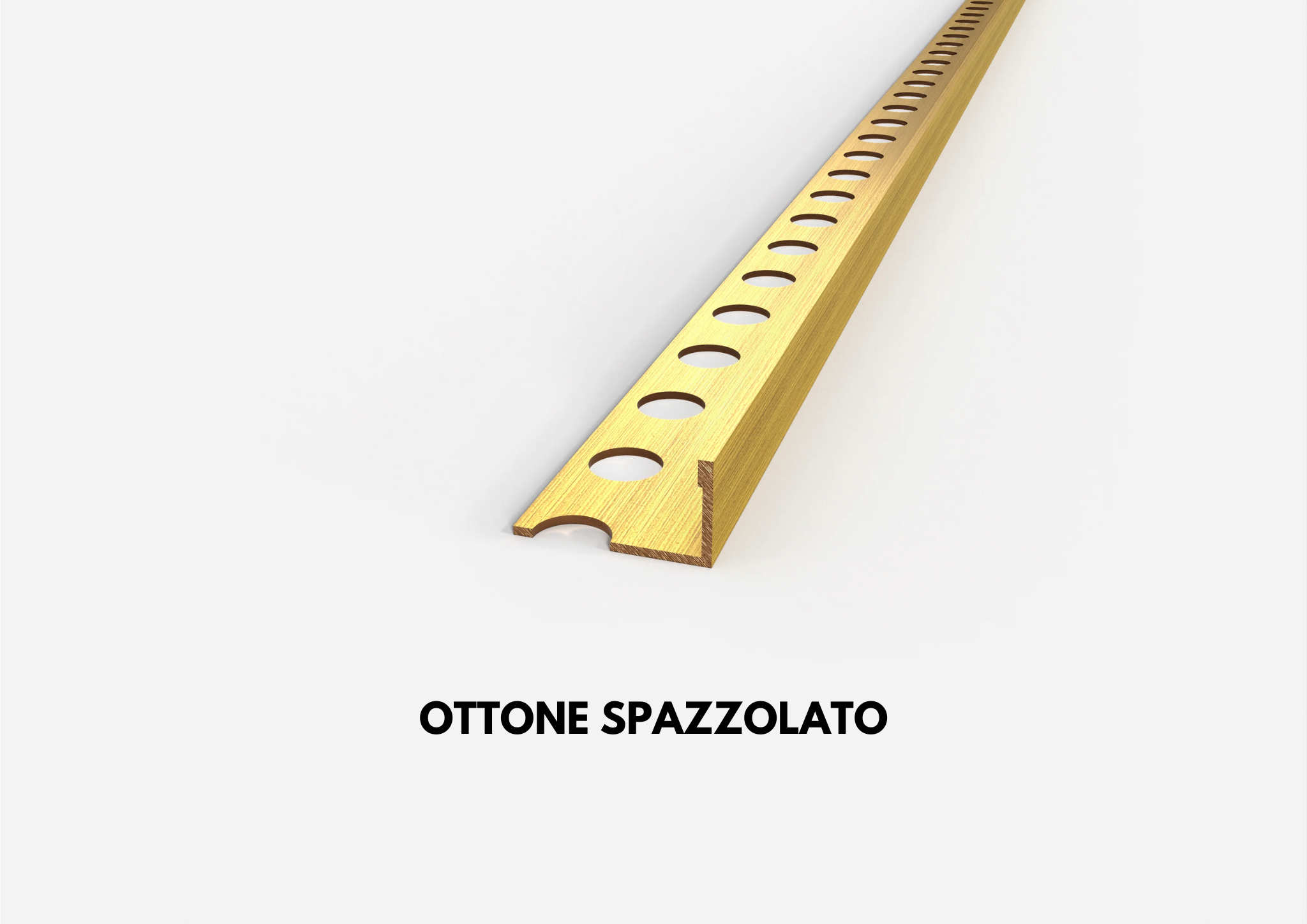 ottone spazzolato terminale